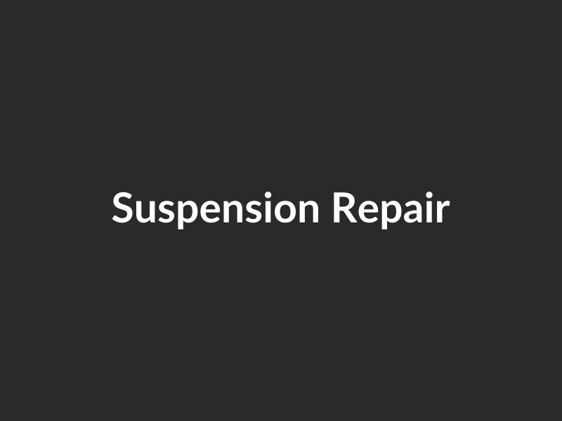 Suspension Repair
